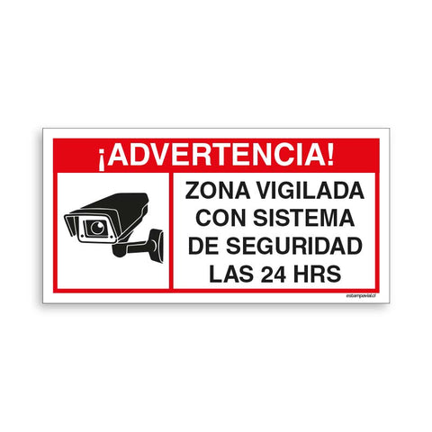 Advertencia Zona Vigilada