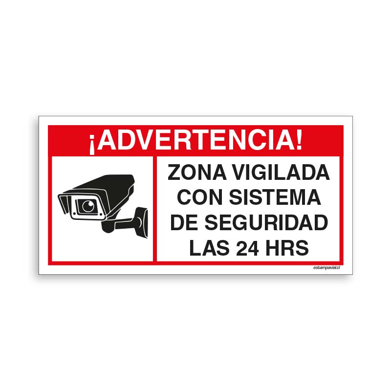 Advertencia Zona Vigilada