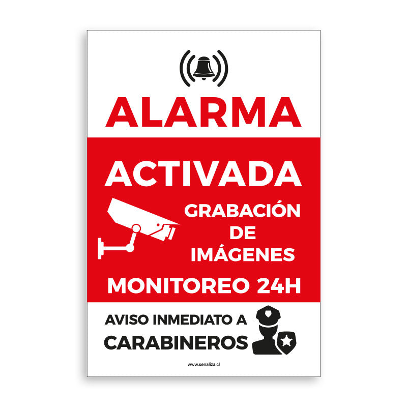 Alarma Activada Grabacion de Imagenes