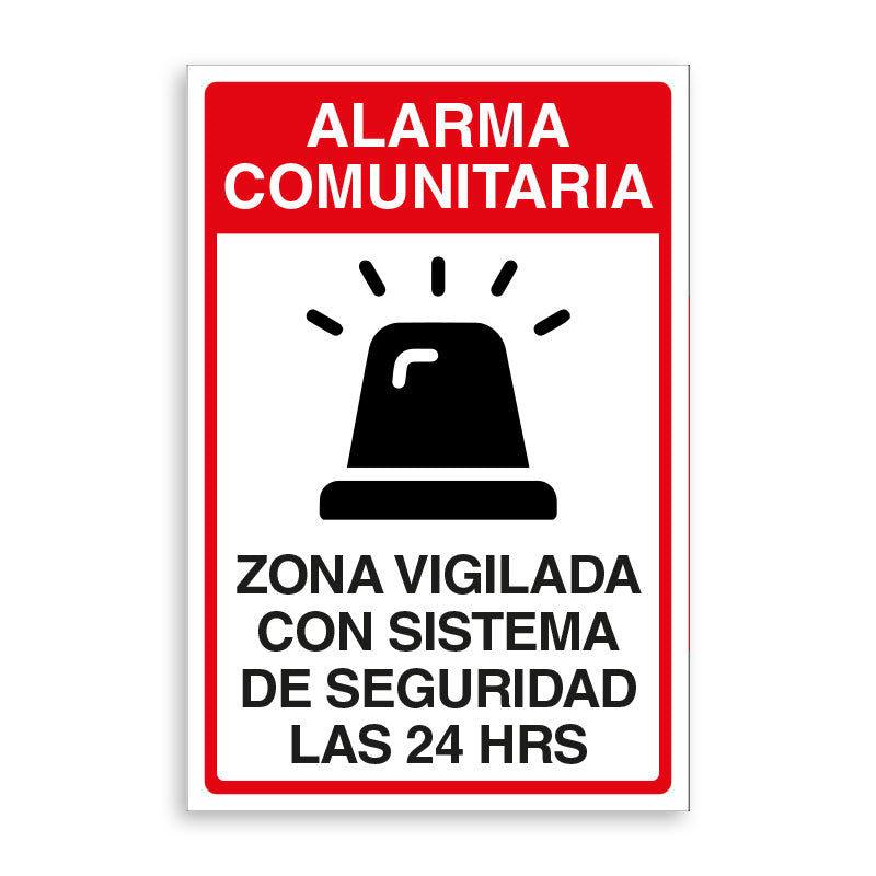 Alarma Comunitaria Zona Vigilada