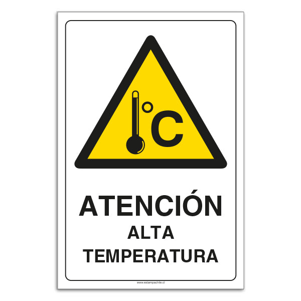 Atencion Alta temperatura