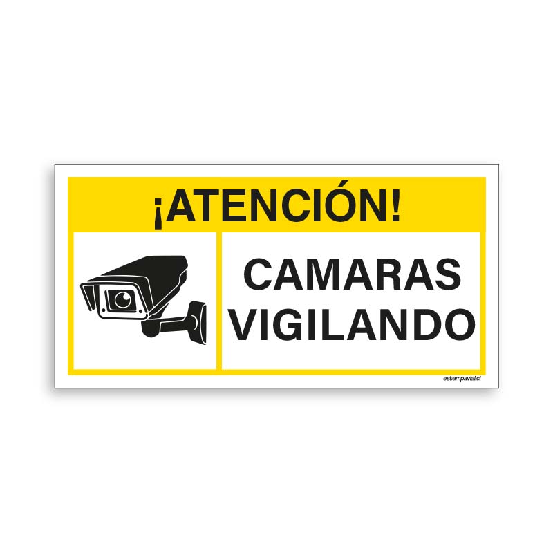 Atencion Camaras Vigilando