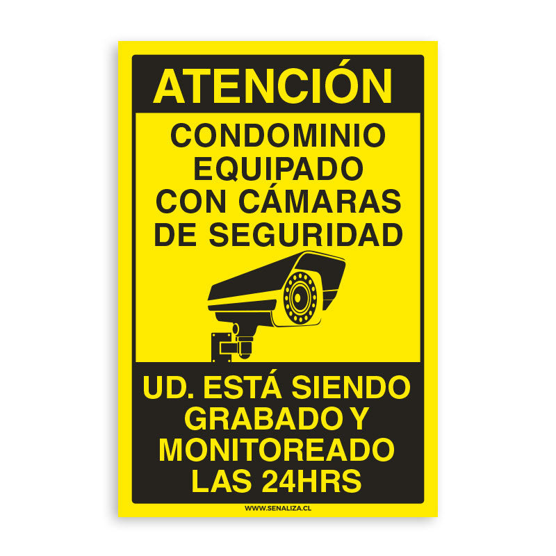 Atencion Condominio Equipado con Camaras