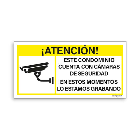 Atencion este condominio cuenta con camaras