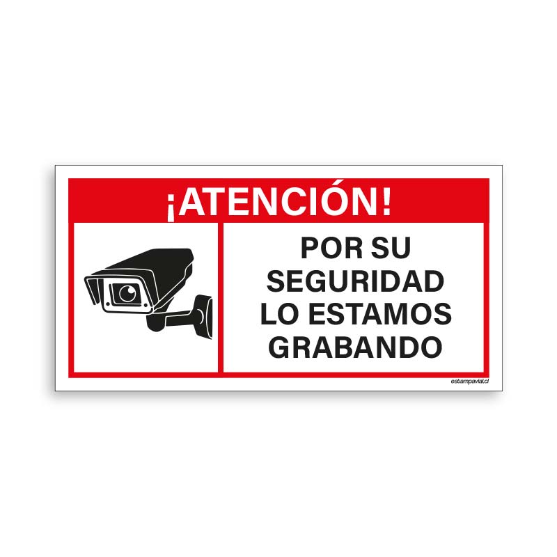 Atencion por su seguridad lo estamos grabando