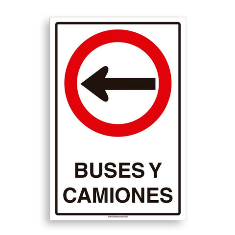 Direccion Obligada Izquierda Buses y Camiones