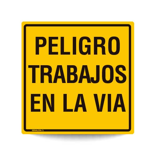 Peligro Trabajos en la Via