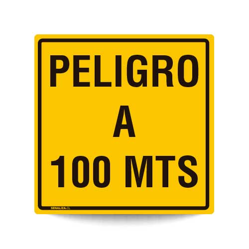 Peligro a 100mts