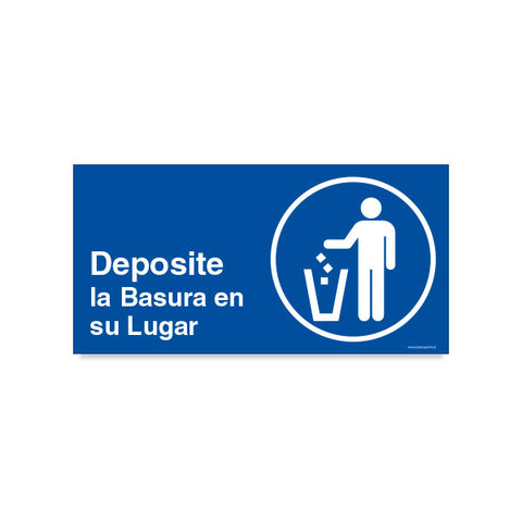 Deposite la Basura en su Lugar