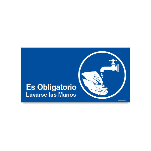 Es Obligatorio Lavarse las Manos