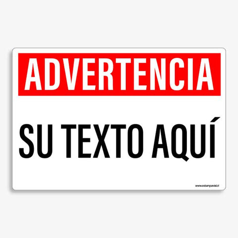 Señalética de Advertencia