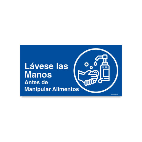 Lávese Las Manos Antes de Manipular Alimentos
