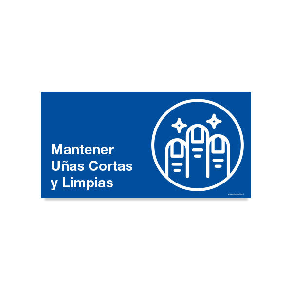 Mantener Uñas Cortas y Limpias