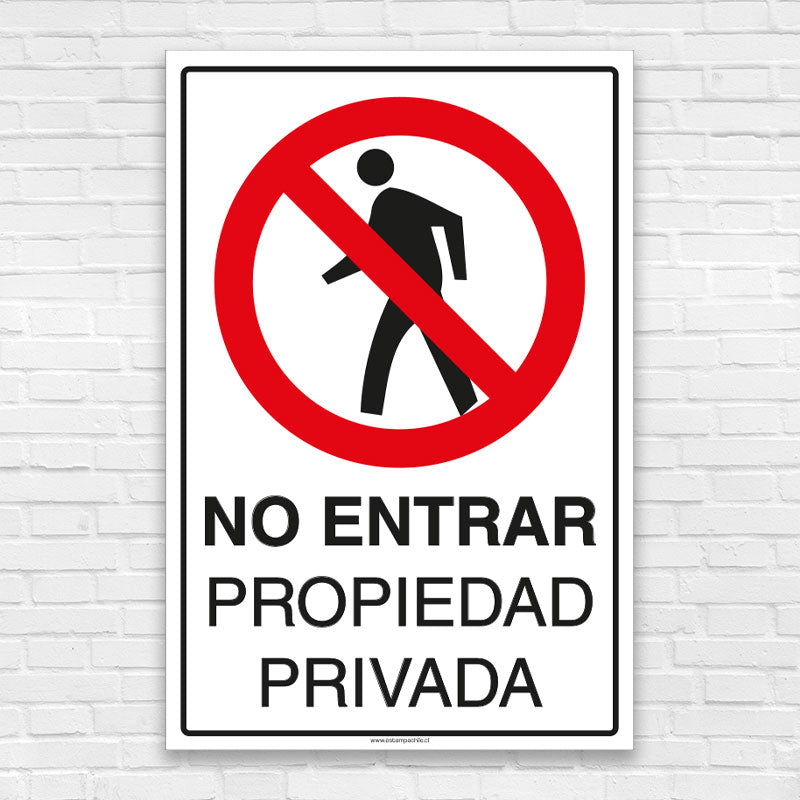 No Entrar Propiedad Privada