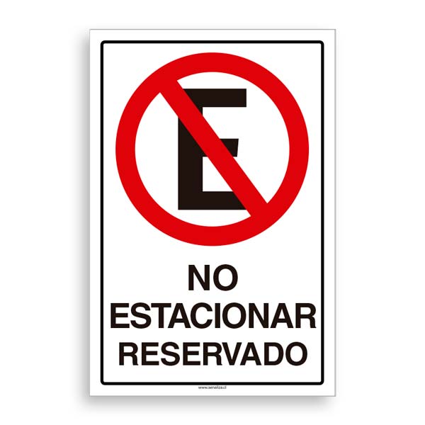 No Estacionar Reservado