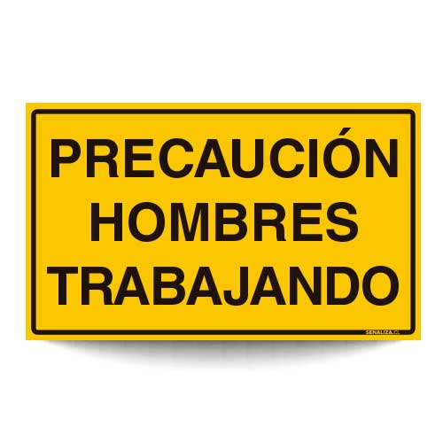 Precaución Hombres Trabajando