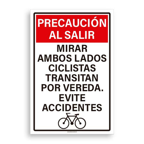 Precaucion al Salir