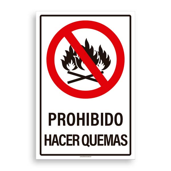 Prohibido Hacer Quemas