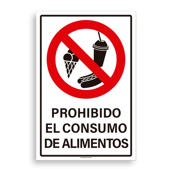 Prohibido el Consumo de Alimentos