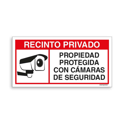 Recinto Privado Propiedad Protegida con Camaras