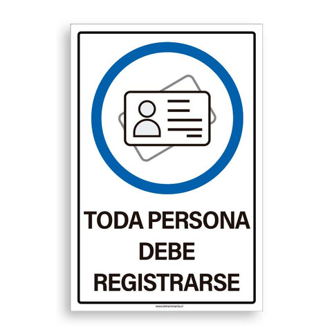 Toda Persona Debe Registrarse