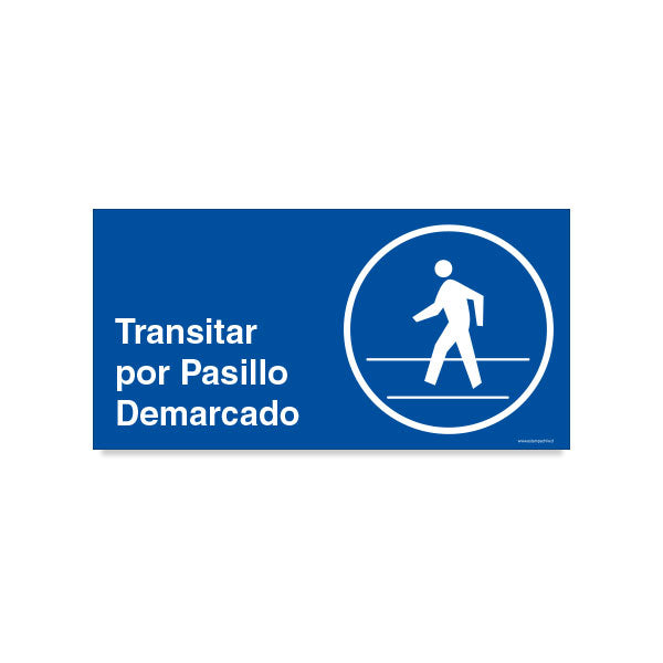 Transitar por Pasillo Demarcado
