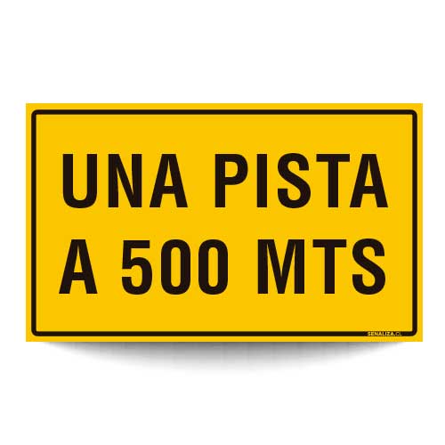 Una Pista a 500 Mts