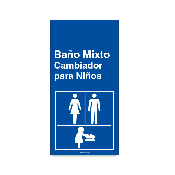 Baño Mixto Cambiador para Niños