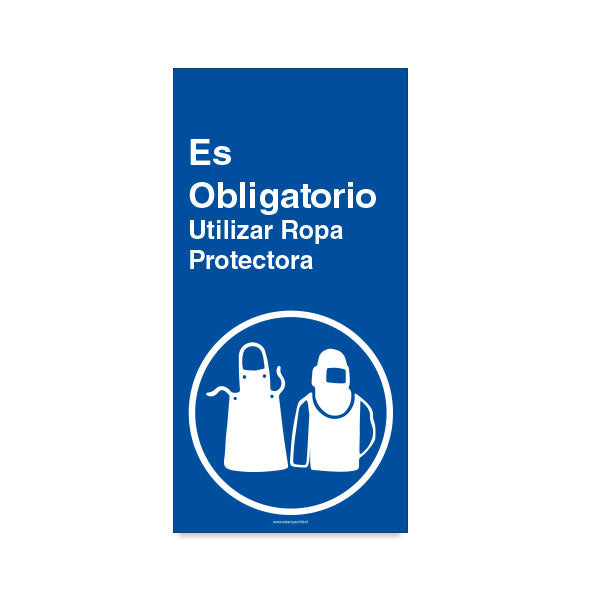 Pictogramas Ropa Protectora Es Obligatorio Utilizar Ropa Protectora – Señaléticas Estampa