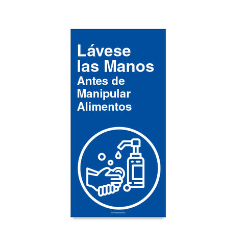 Lávese Las Manos Antes de Manipular Alimentos