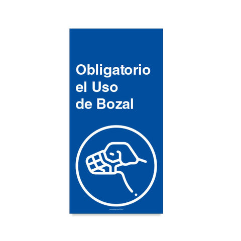 Obligatorio el Uso de Bozal