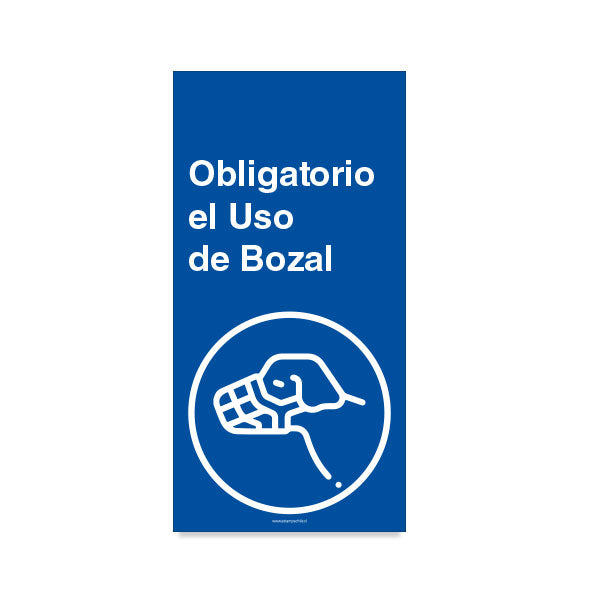 Obligatorio el Uso de Bozal