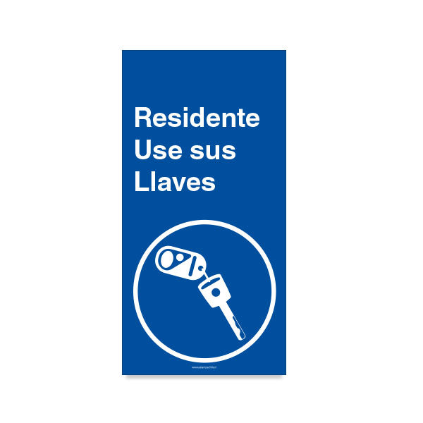 Residente Use sus Llaves