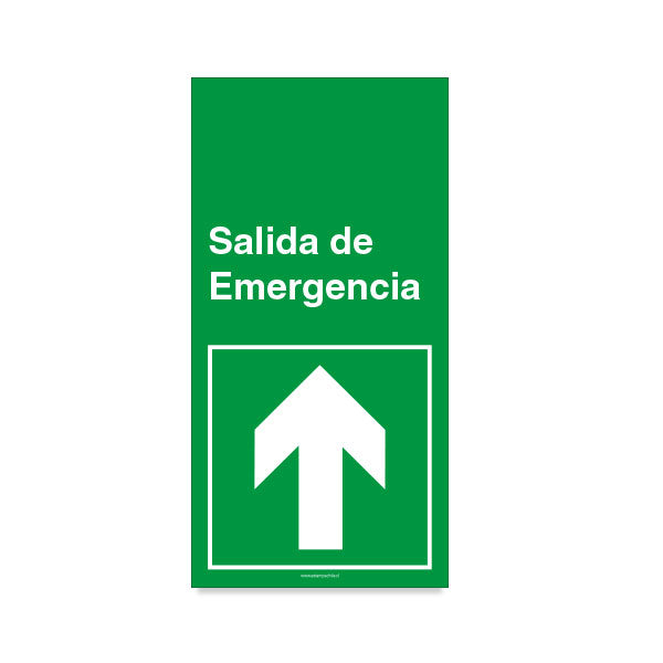 Salida de Emergencia Flecha Arriba