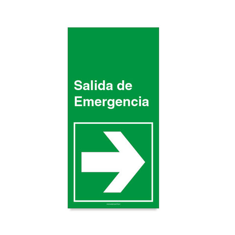 Salida de Emergencia Flecha Derecha