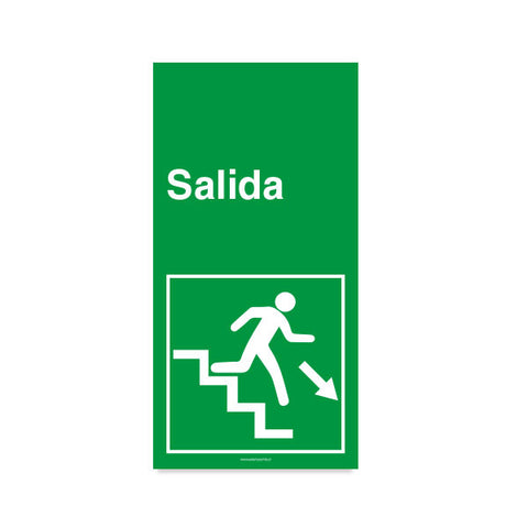 Salida Escalera Abajo Derecha