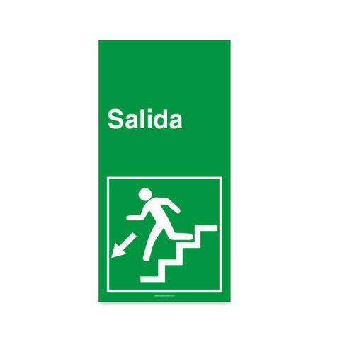 Salida Escalera Abajo Izquierda