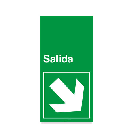 Salida Flecha Derecha Abajo