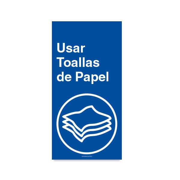 Usar Toallas de Papel