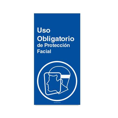 Uso Obligatorio de Protección Facial B