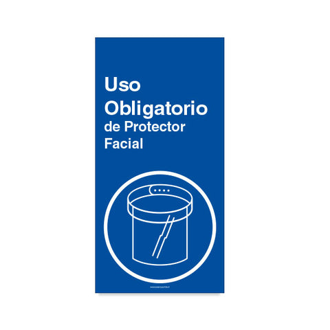 Uso Obligatorio de Protector Facial