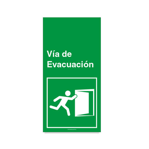 Vía de Evacuación Derecha Corriendo