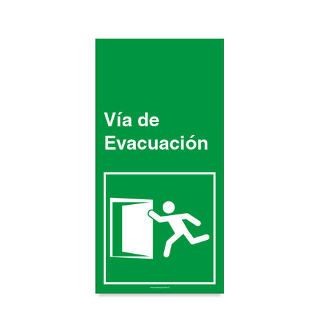Vía de Evacuación Izquierda Corriendo