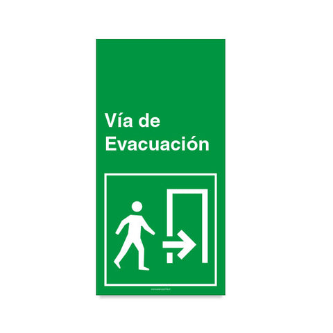 Vía de Evacuación Derecha B
