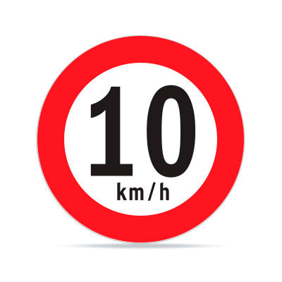 Velocidad Máxima 10 km/h – Señaléticas Estampa