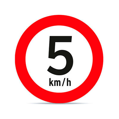 Velocidad Máxima 5 km/h – Señaléticas Estampa