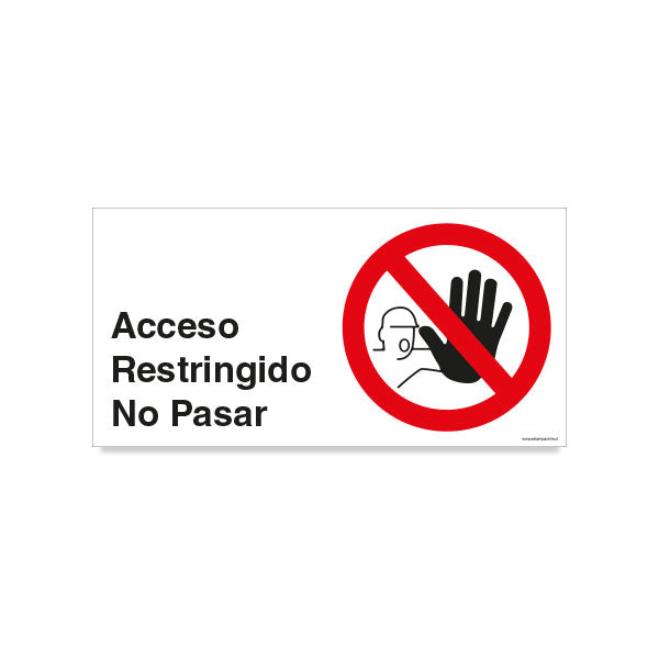 Acceso Restringido No Pasar