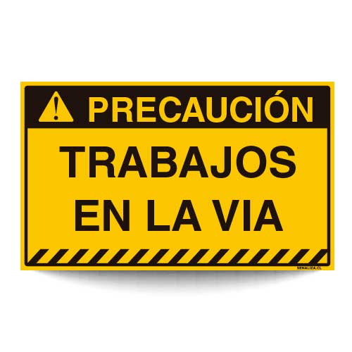 Precaución Trabajos en la Vía