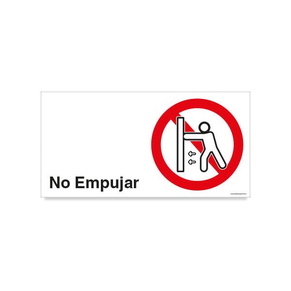 No Empujar