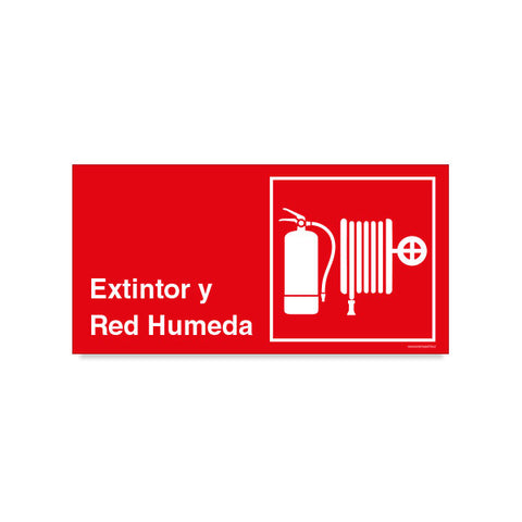 Extintor y Red Humeda